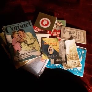 Assorted Vintage Kitchen/ Household Ephemera, Advertising, etc.